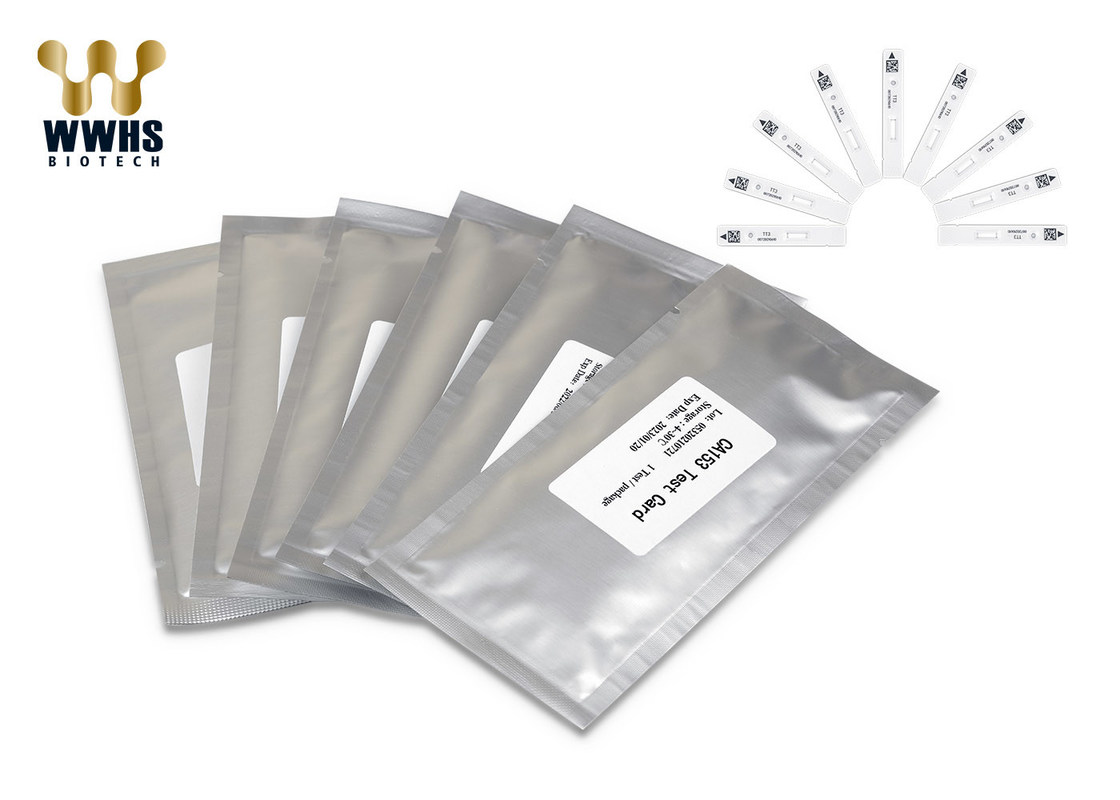 CA15-3 IVD Rapid Test Kit IFA และคอลลอยด์โกลด์ POCT Diagnostic Reagent Cassette
